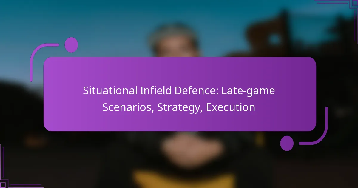 Situational Infield Defence: Late-game Scenarios, Strategy, Execution