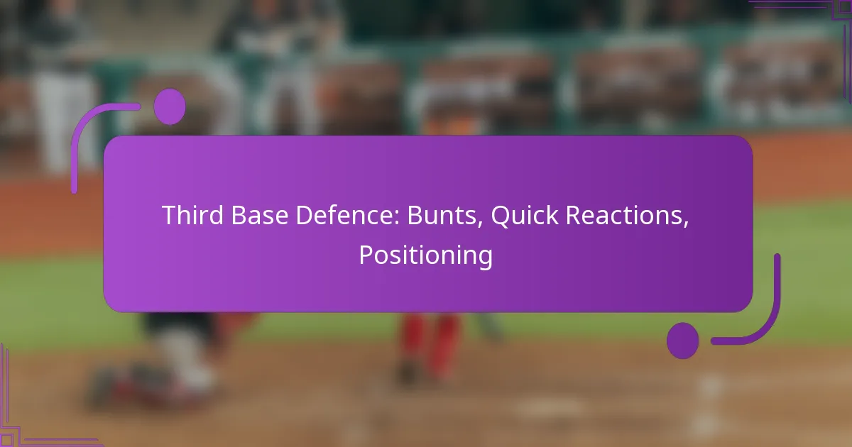 Third Base Defence: Bunts, Quick Reactions, Positioning